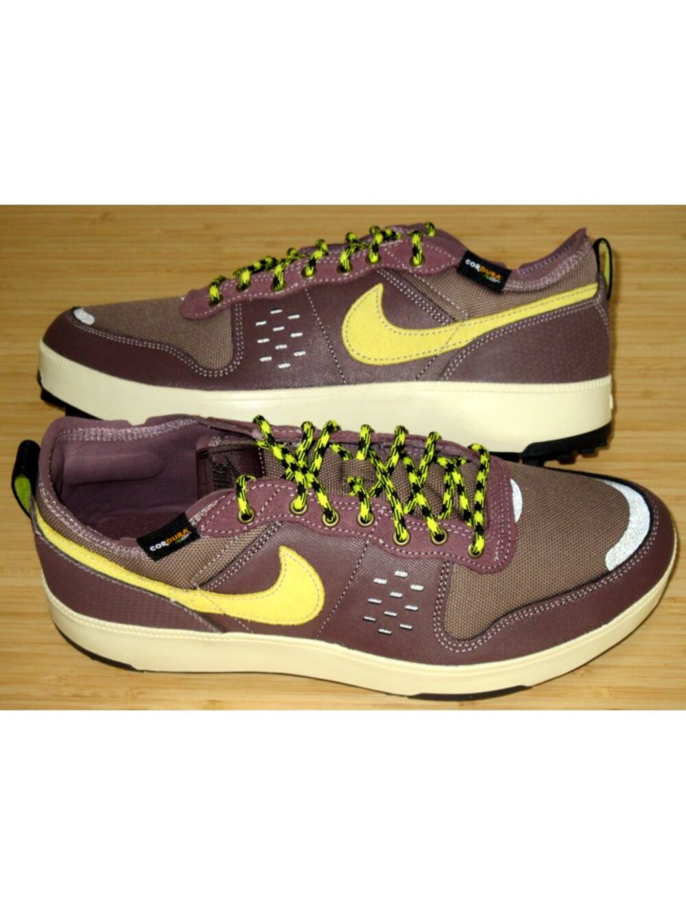 Nike Men's C1TY Premium CORDURA Lifestyle Shoes Tattoo Brown Yellow Size 11.5